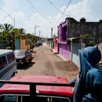 Auf der Heimfahrt von der Pulque Ernte