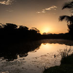 Sonnenaufgang über dem "NewRiver"