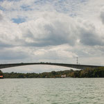 die Brücke über den Rio Dulce....