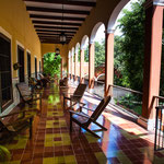 .....und dies ist die Westveranda - man kann immer der Sonne entgehen