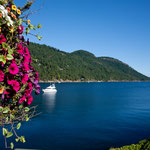 Blick von Rosario auf den "East Sound"