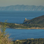 Blick auf den Genueser Turm Agnello