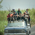 hoffentlich muss der nicht mal stark bremsen - aber alle waren ja am Sonntag in der Kirche