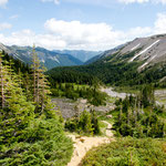 ..... mit Blick auf den Weg zurück....