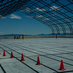 Eine Eisbahn auf 2.400m - absolut im "no-where"