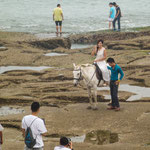 Wir haben unzählige "Hochzeitsbildermacher" in Qingdao gesehen....