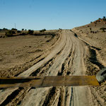 Hwy 57 zum Chaco Canyon - nur bei Trockenheit befahrbar