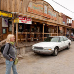 Die Geister Stadt Oatman wurde für den Tourismus wieder belebt