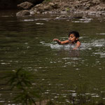 ....aber schwimmen tun ausschließlich die Kinder....