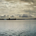 ....wir genossen die Abendstimmung - trotz Moskitos.....