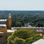 ....und der Blick von oben auf das Franziskanerkloster......