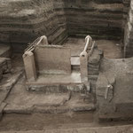 Die Bilder zeigen die Überbleibsel der Maya Häuser....