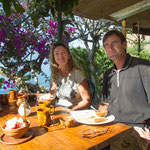 .....mit einem kräftigen Frühstück starteten wir unsere hiking tour.....