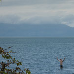 .....und morgens nach dem Aufstehen ein Bad....