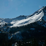 im Oktober viel Schnee - früher gab es hier mächtige Gletscher - die sind alle geschmolzen