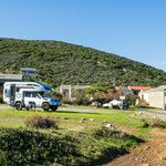 Unser traumhafter Stellplatz am Cap Corse