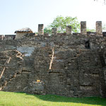 Die gesamte Anlage war "verputzt" und "bemalt" und bestimmte Figuren gemauert