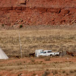 Hin und wieder sieht man ein Tipi