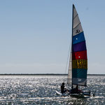 ....die Laguna Bacalar ist fast 80 km lang.