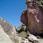 ...teilweise überhängend...