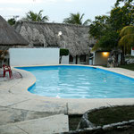 Auch der Pool ist nutzbar