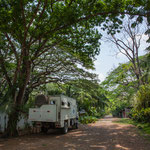 Unser Stellplatz neben den Cabanas.....