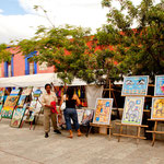 Oaxaca hat eine lebhafte Künstlerkolonie.....
