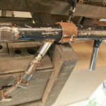 .....der neue Auspuff vom VW Käfer.....