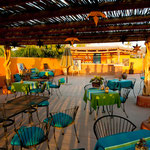 ....die Dachterasse für den "sundowner" bei Sonnenuntergang....