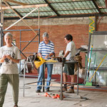 Calvin und Rudi beraten die nächsten Schritte