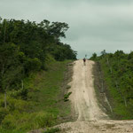 ....der Weg war völlig aufgeweicht und sehr steil....