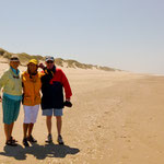 schöne Wanderung am endlosen Beach