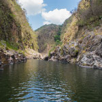 ....der Canyon wird immer enger......