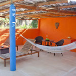 ....die Terasse der "honeymoon suite"