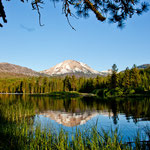 ...im glasklaren Wasser spiegels sich alles...