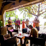 Unser Empfang mit wunderschönen Südseeliedern