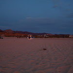 ......der Strand hat die Himmelsfarbe für ein kurze Zeit angenommen.....