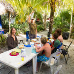 ....Rita ruft ihre Schäfchen zum Frühstück....