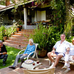 Hier im Garten von Familie Pflugfelder....