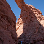 hier sieht man wie mächtig diese Bögen sind