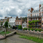 ...der Stadtteil Hammersmith an der Themse...