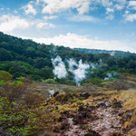 Der ganze Berghang am Vulkan ist voller Energie.....
