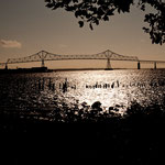 Auch diese Brücke ist filigran und schön