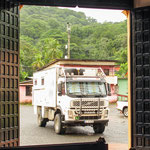 ....unser Platz vor der Kirche von Portobello