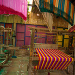 ....wie z.B. bunt gewebte Tücher