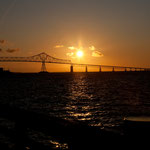 Und bei Sonnenuntergang besonders - normalerweise regnet es hier