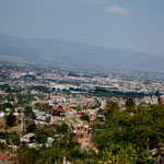 Hier ein Blick von oben auf Oaxaca