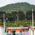 Apaneca ist umgeben von Bergen voller Kaffeeplantagen....