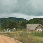....so sehen die Maya - Häuser in Belize aus....