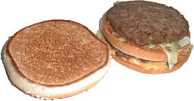 Hackfleisch / Gehacktes, Salat Gurke - Vitamine und viele Kalorien